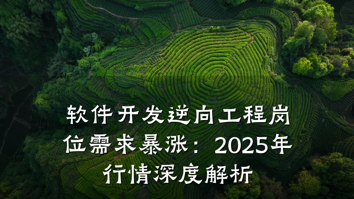 软件开发逆向工程岗位需求暴涨：2025年行情深度解析