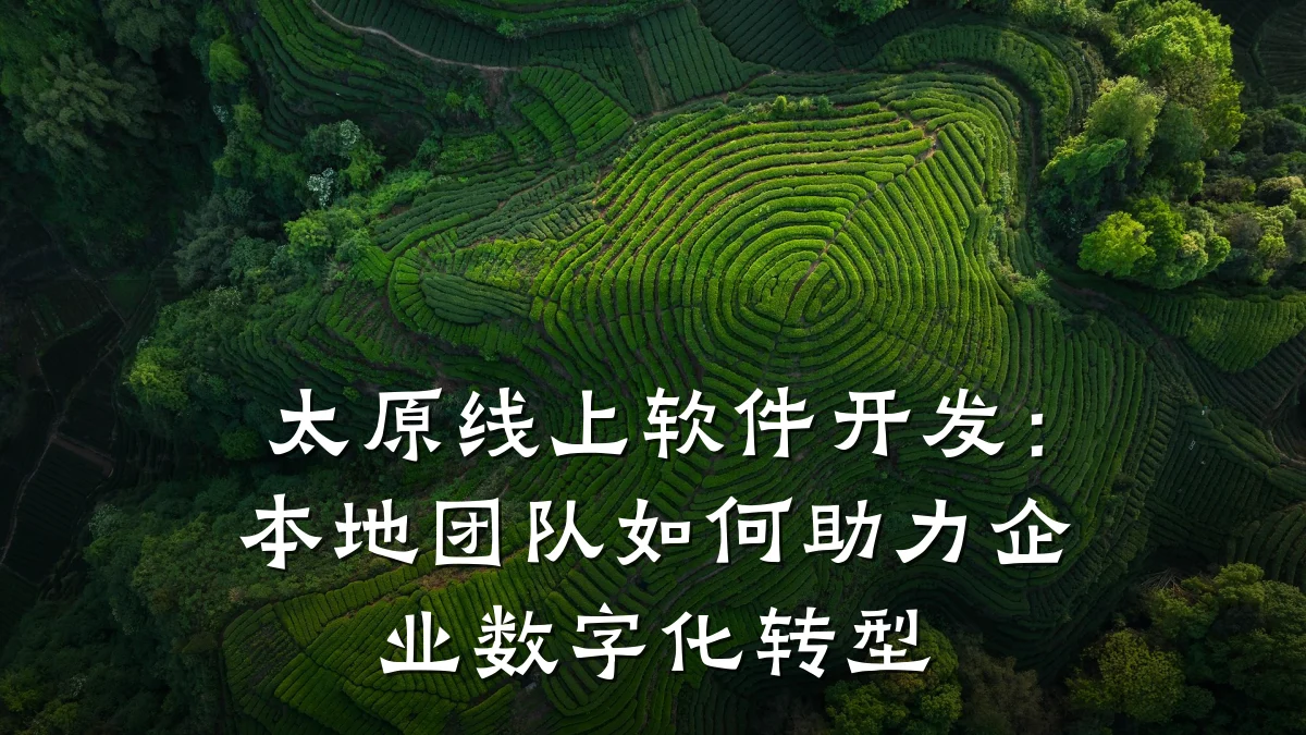 太原线上软件开发：本地团队如何助力企业数字化转型