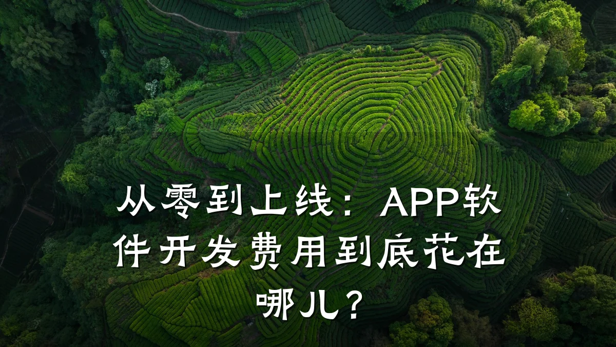 从零到上线：APP软件开发费用到底花在哪儿？