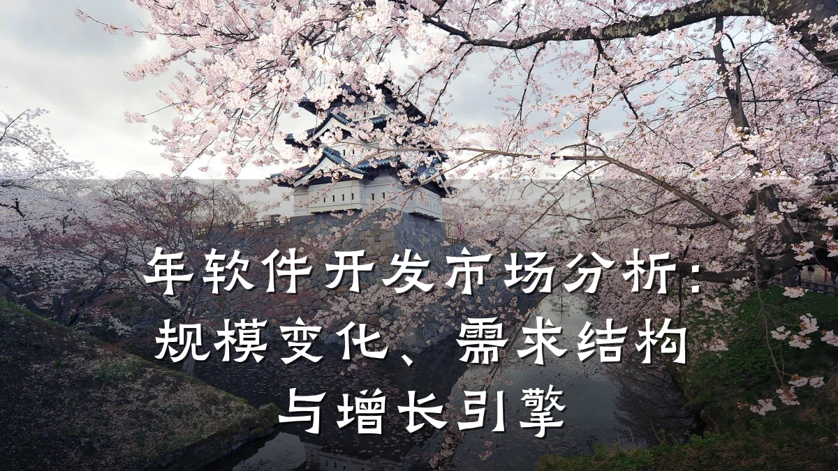 年软件开发市场分析:规模变化、需求结构与增长引擎