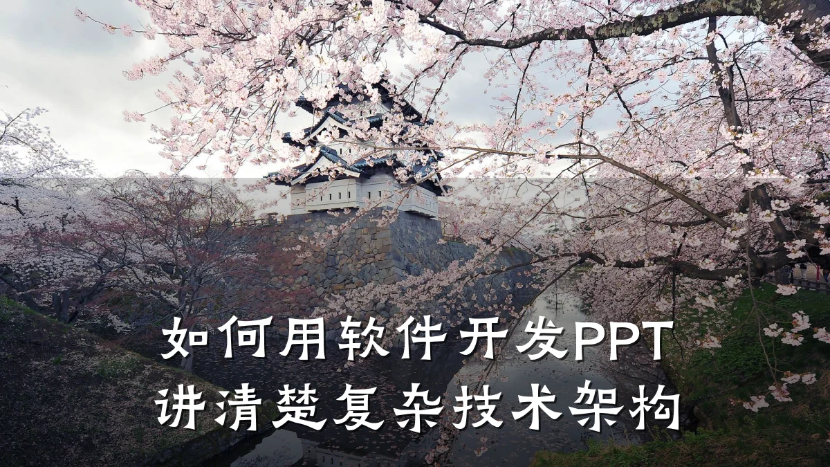 如何用软件开发PPT讲清楚复杂技术架构