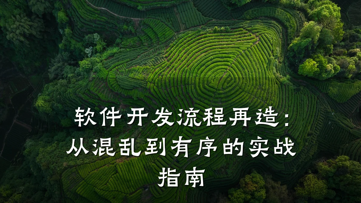 软件开发流程再造:从混乱到有序的实战指南
