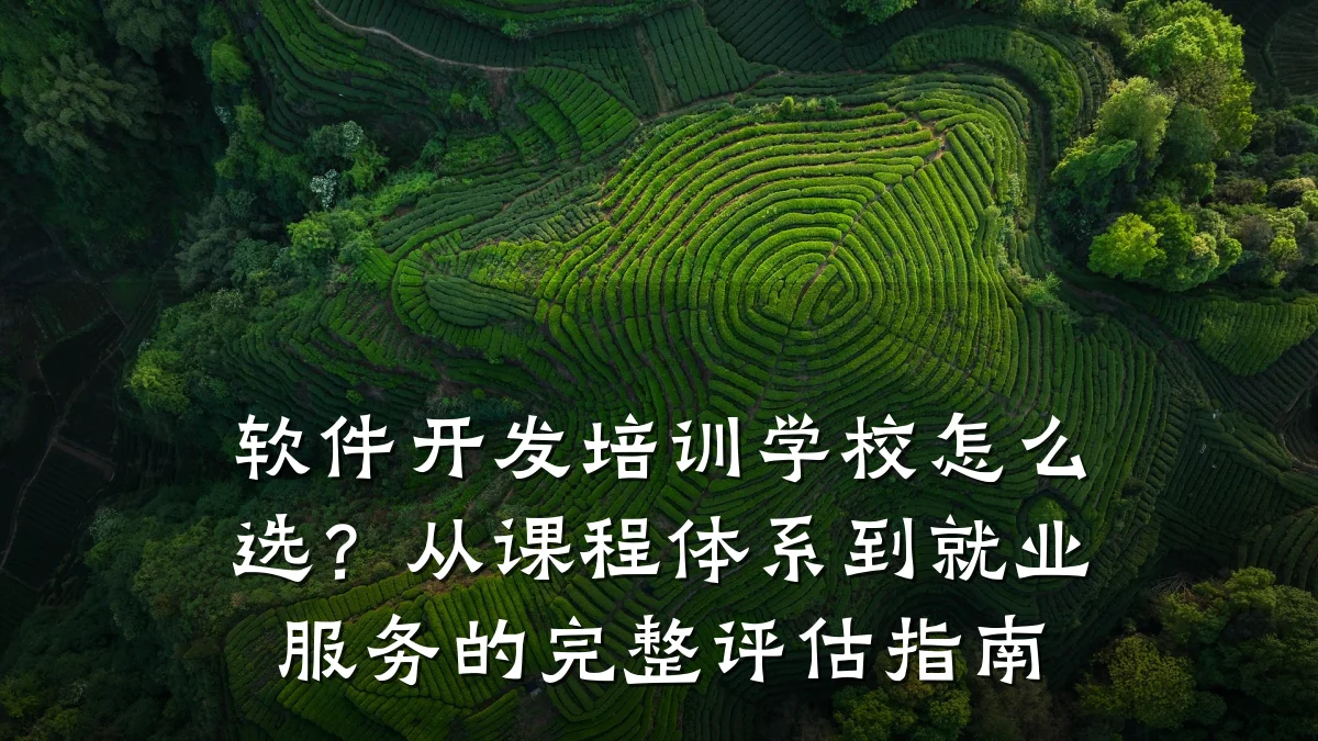 软件开发培训学校怎么选?从课程体系到就业服务的完整评估指南