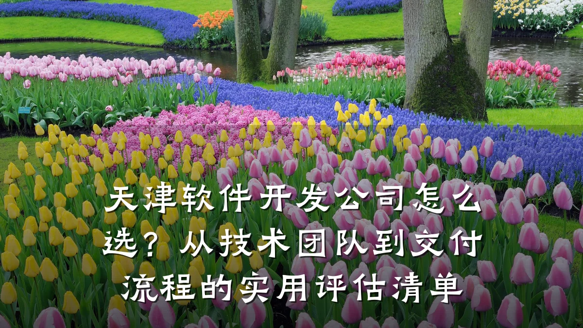 天津软件开发公司怎么选？从技术团队到交付流程的实用评估清单