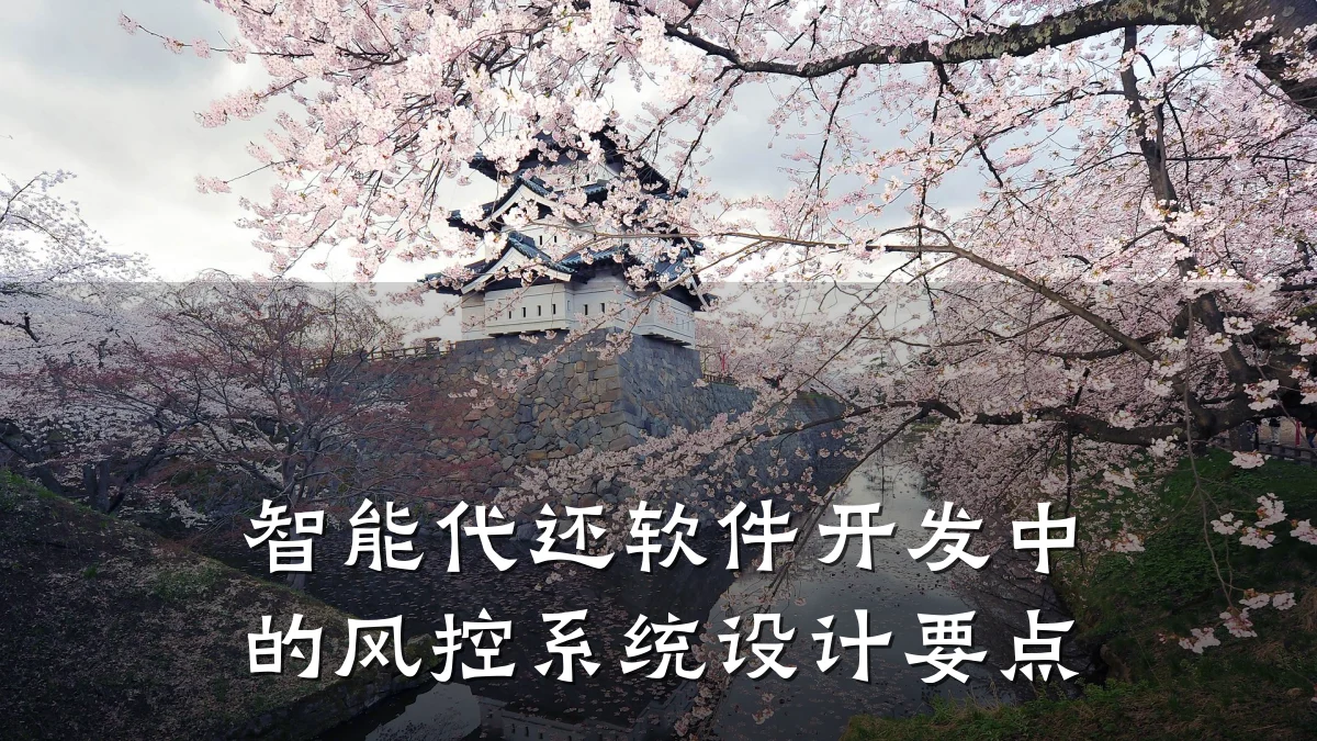 智能代还软件开发中的风控系统设计要点