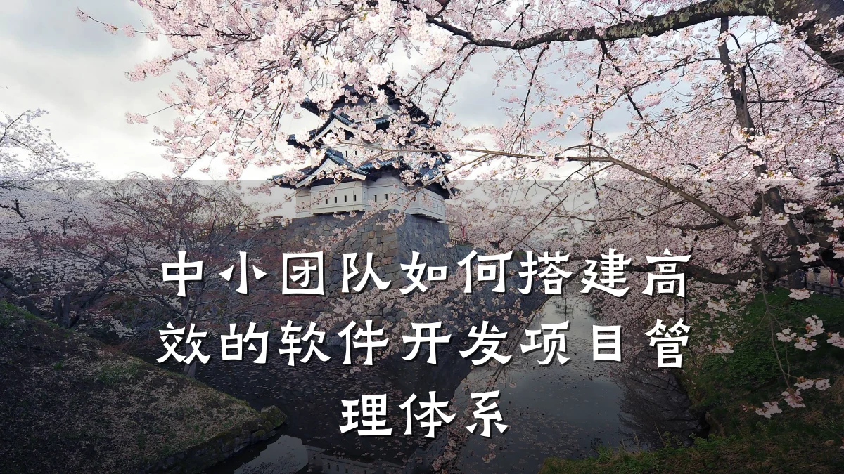 中小团队如何搭建高效的软件开发项目管理体系