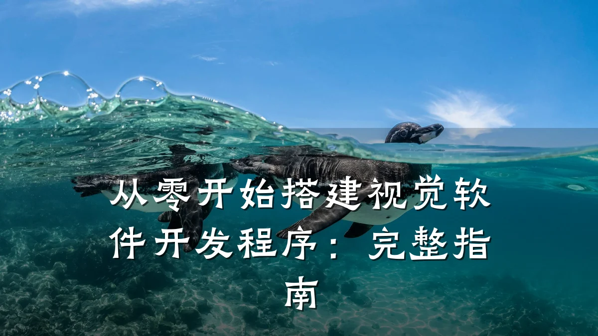 从零开始搭建视觉软件开发程序:完整指南