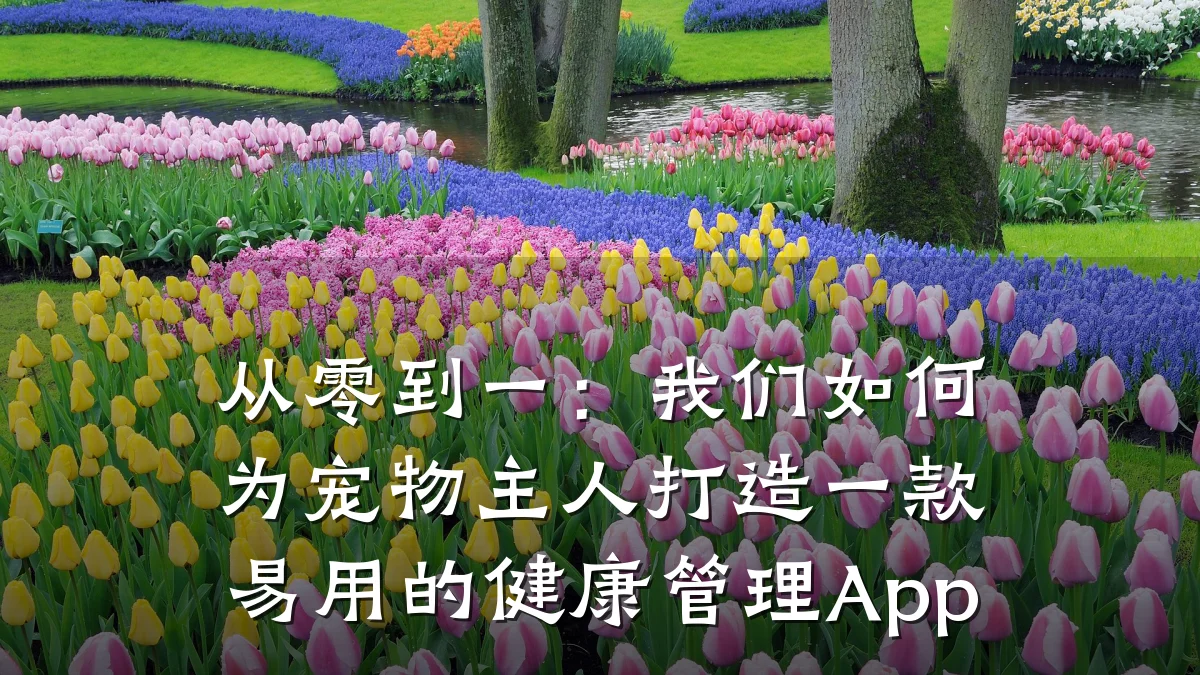 从零到一:我们如何为宠物主人打造一款易用的健康管理App