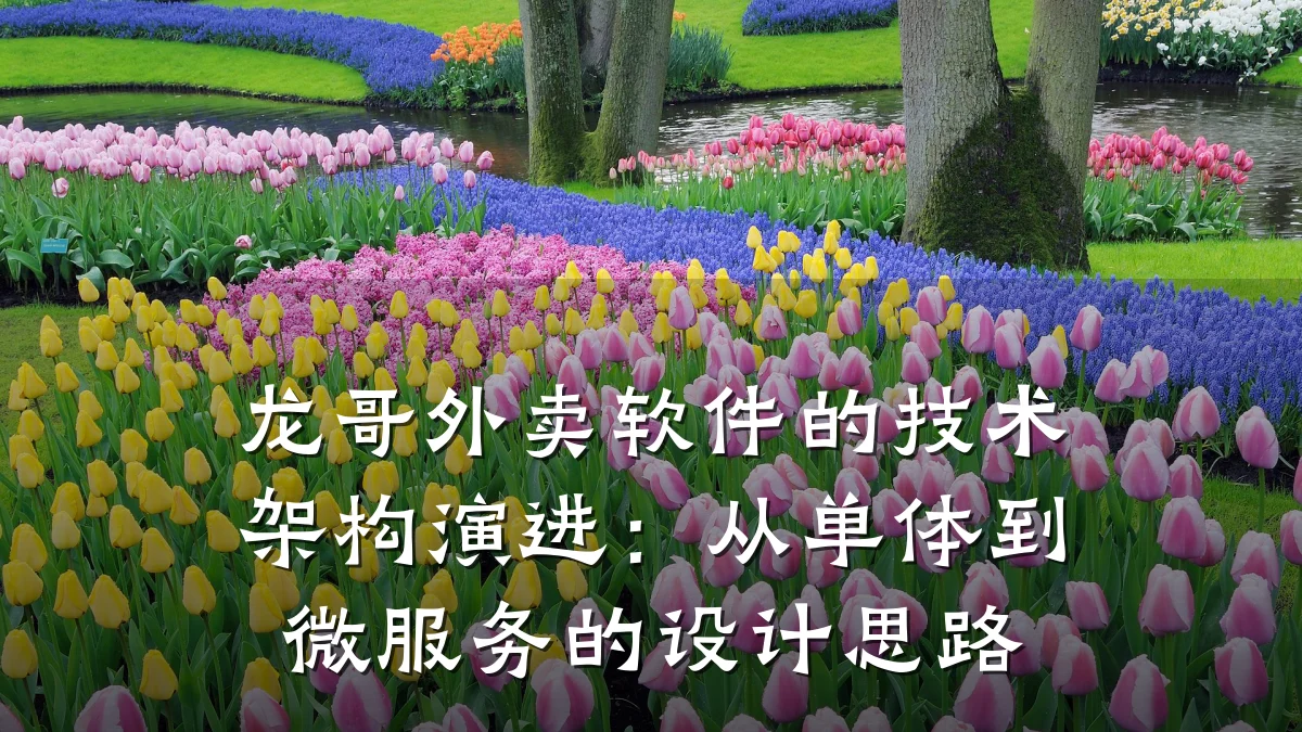 龙哥外卖软件的技术架构演进：从单体到微服务的设计思路