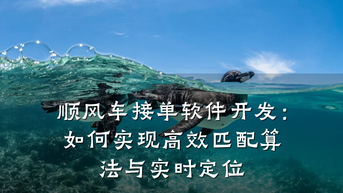 顺风车接单软件开发:如何实现高效匹配算法与实时定位