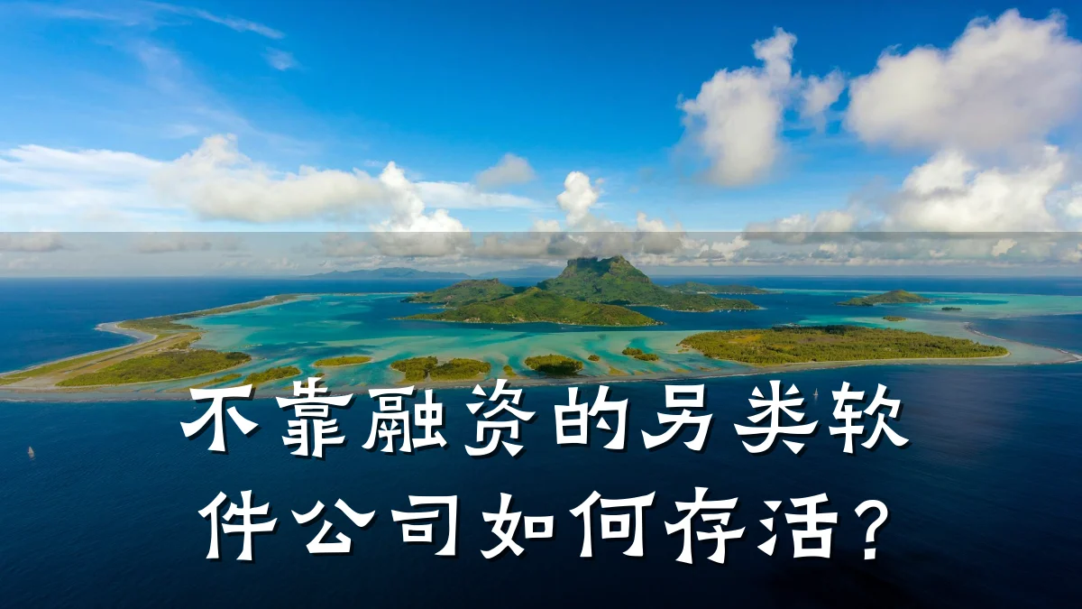 不靠融资的另类软件公司如何存活？