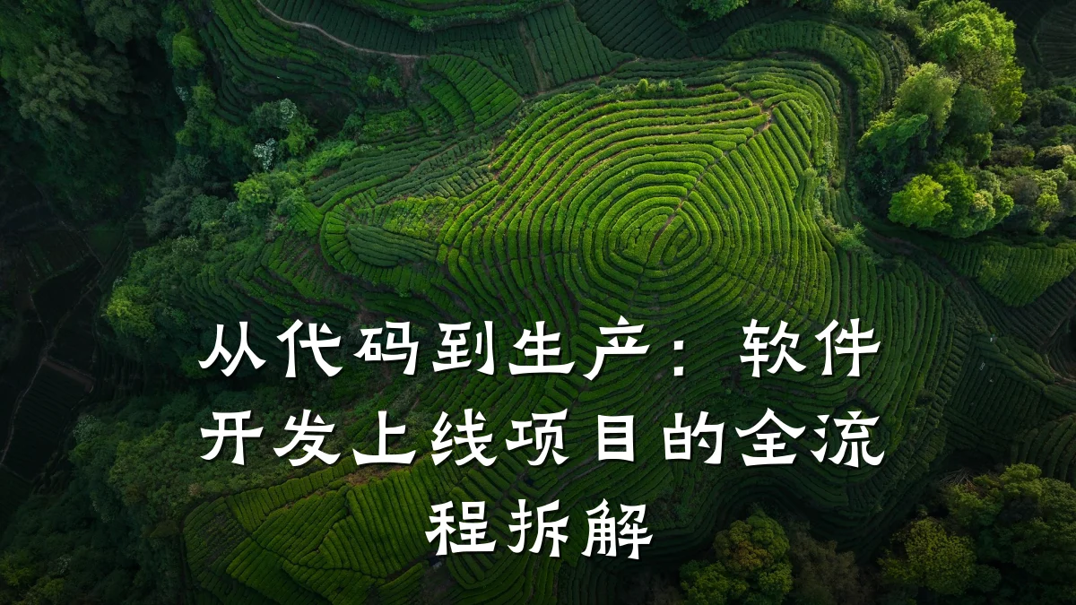 从代码到生产:软件开发上线项目的全流程拆解