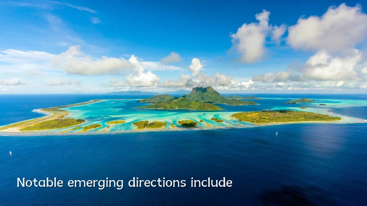 Notable emerging directions include