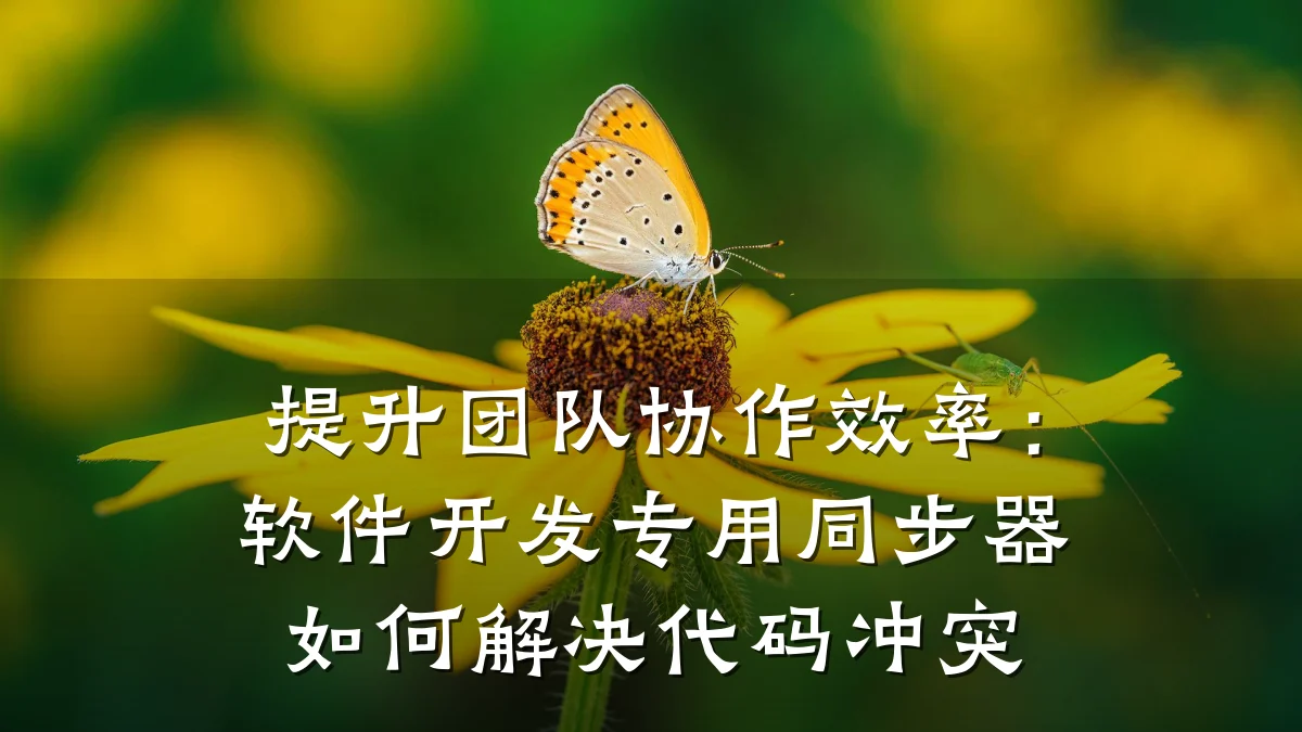 提升团队协作效率:软件开发专用同步器如何解决代码冲突